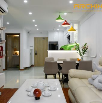 Căn hộ 1 phòng ngủ + Hado Centrosa chị Vân