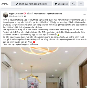 Khách hàng chị Thiện Nữ - Chung cư Happy Resindence Phú Mỹ Hưng