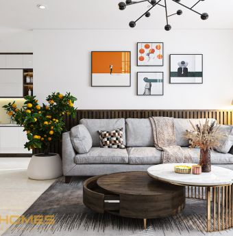 Căn hộ 2pn+ Hado Centrosa Garden Q10 - phong cách hiện đại