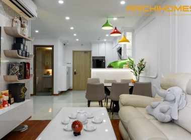 Căn hộ 1 phòng ngủ + Hado Centrosa chị Vân