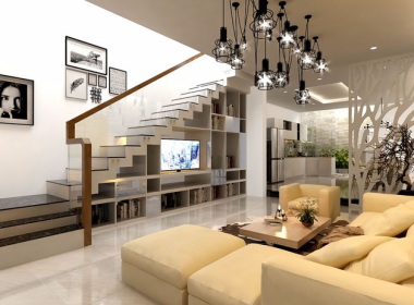 4 CÁCH TẬN DỤNG GẦM CẦU THANG SÁNG TẠO