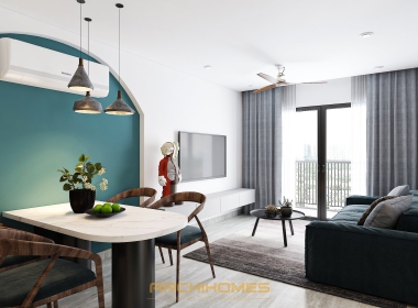 Căn hộ 2pn Vinhomes Grand Park quận 9 - Thiết kế cho thuê hiện đại